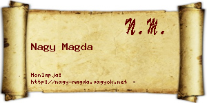 Nagy Magda névjegykártya